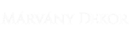 Márvány Dekor logo fehér